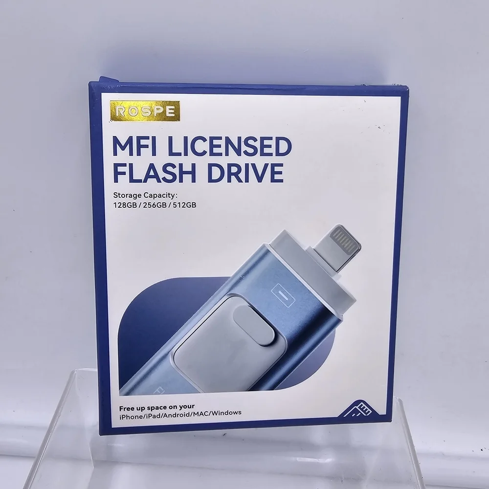 256GB iPhone Flash Drive MFi Certified Photo Stick USB iPad Android PC